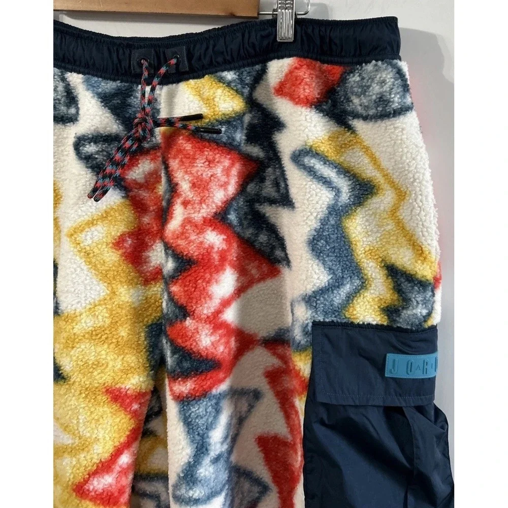 Nike Jordan Essential Retro 90s Abstract Fleece Pants Joggers Mens 3XL‎ DC9730
